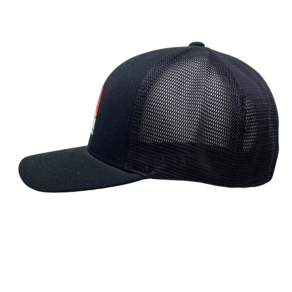 Volcom Stone Hawaii Surf‎ Logo Flex Fit Hat Black Small-medium Cap Surfer Skater - Picture 4 of 6